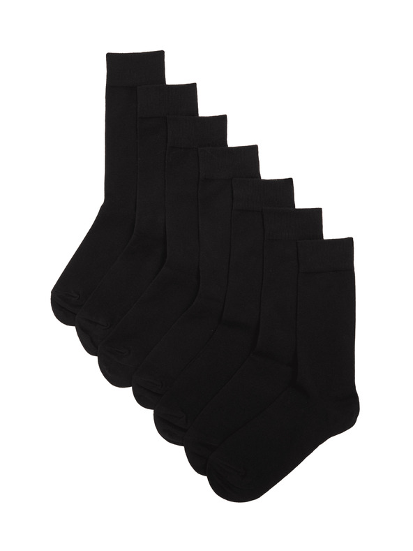 Marks & Spencer Set od sedam pari muških čarapa u crnoj Marks & Spencer Cool & Fresh™