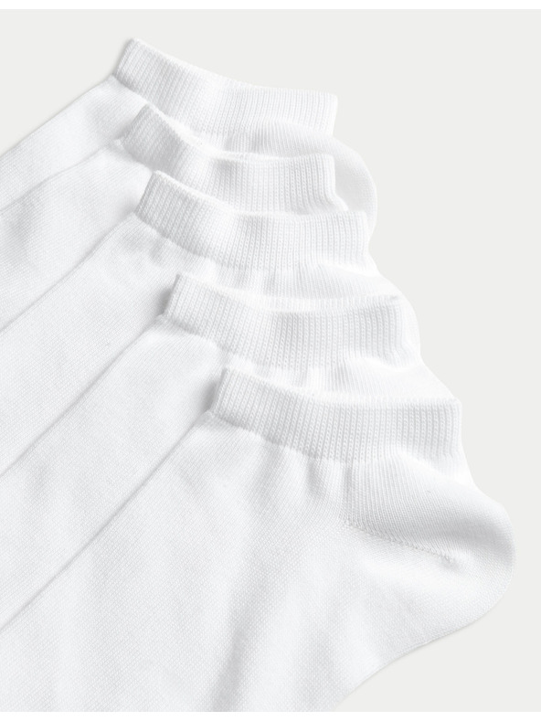 Marks & Spencer 5 pari sportskih čarapa s Cool & Fresh™ tehnologijom Marks & Spencer bijele boje