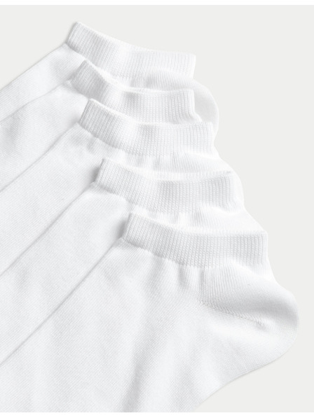 Marks & Spencer 5 pari sportskih čarapa s Cool & Fresh™ tehnologijom Marks & Spencer bijele boje