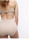 Marks & Spencer Pamučne gaćice visokog struka, 3 kom Marks & Spencer bež
