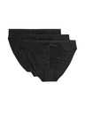 Marks & Spencer Amelia High Cut Lace Briefs 3 Pack Marks & Spencer Black