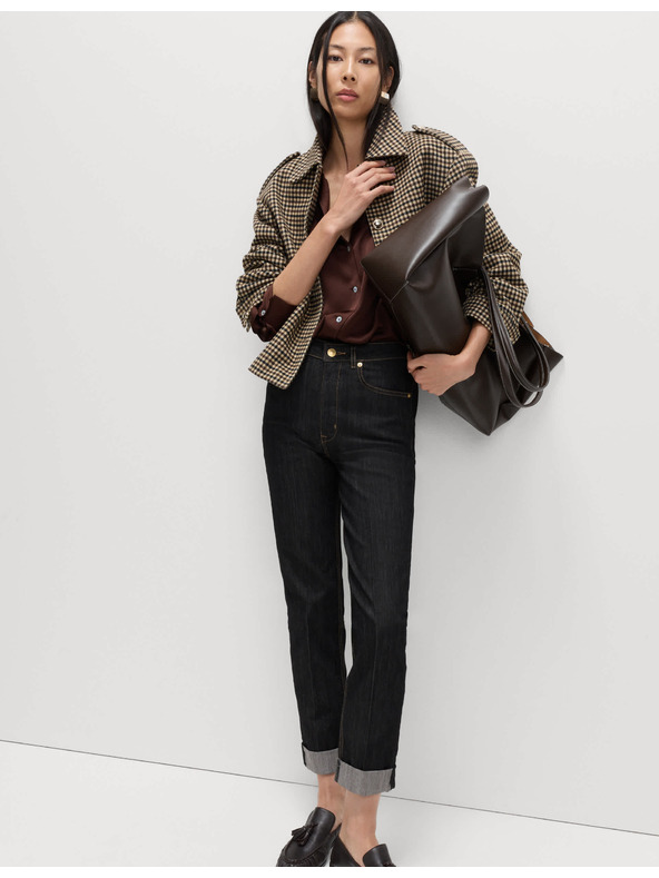 Marks & Spencer Marks & Spencer elegantne crne Harper traperice cigareta kroja