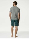 Marks & Spencer Marks & Spencer Green Check Pure Cotton Pidžama set