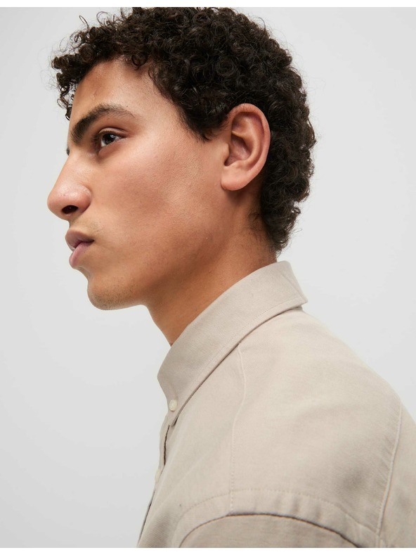 Marks & Spencer Ultimate Marks & Spencer Pure Cotton Oxford Shirt Cream