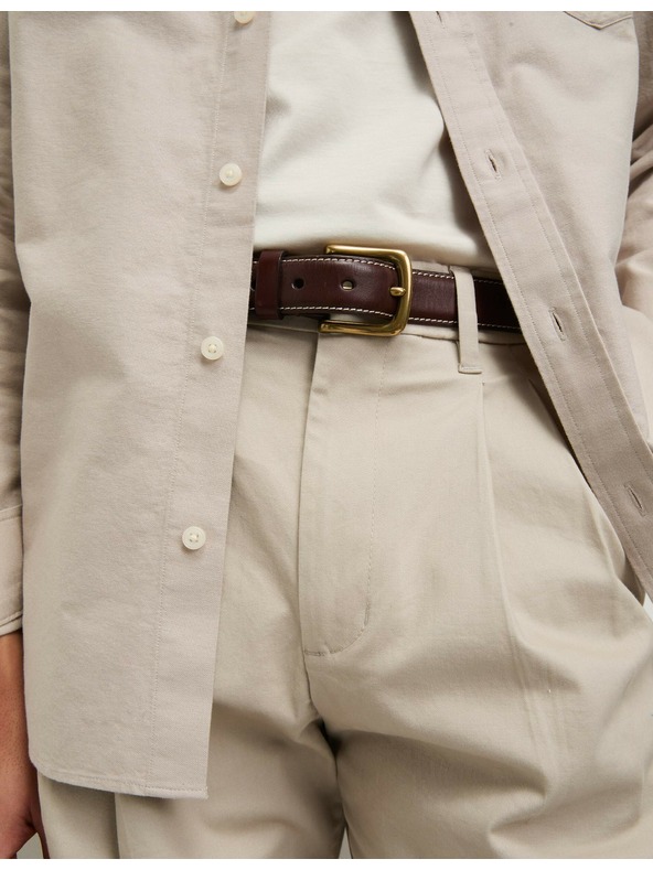 Marks & Spencer Ultimate Marks & Spencer Pure Cotton Oxford Shirt Cream