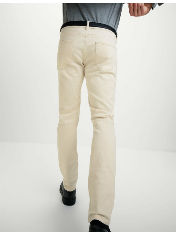 Marks & Spencer Marks & Spencer Slim Fit rastezljive traperice krem ​​boje