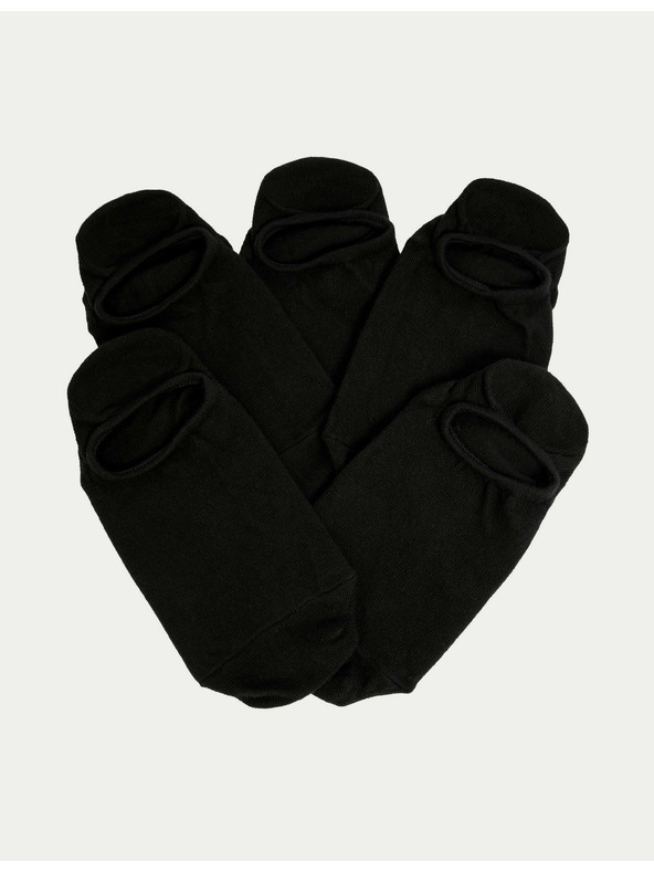 Marks & Spencer Trainer Liners™ kratke čarape s Cool & Fresh™ tehnologijom, 5 pari u pakiranju Marks & Spencer crne