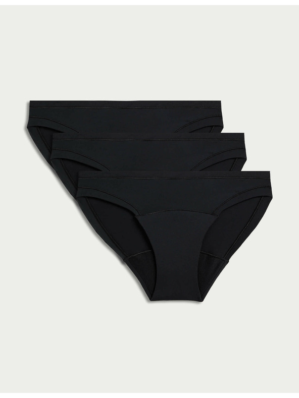 Marks & Spencer Visoko upijajuće menstrualne bikini gaćice 3 pakiranja Marks & Spencer Black