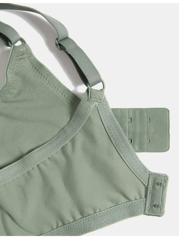 Marks & Spencer Glatki duboki grudnjak bez žica, veličina A-E, 3 u paketu Marks & Spencer zeleni