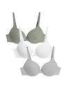 Marks & Spencer Push-up pamučni grudnjaci sa žicama, 3 kom, veličina A-E Marks & Spencer Green