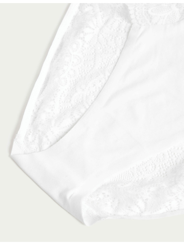 Marks & Spencer Body Soft™ High Cut gaćice Set od 3 Marks & Spencer White