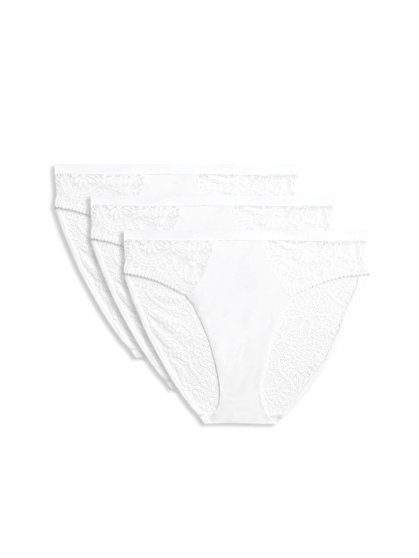 Marks & Spencer Body Soft™ High Cut gaćice Set od 3 Marks & Spencer White