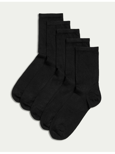 Marks & Spencer 5 pari crnih gležnjača Sumptuously Soft™ Marks & Spencer