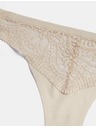 Marks & Spencer Body Soft™ tange s čipkom, set od 3 Marks & Spencer bež boje