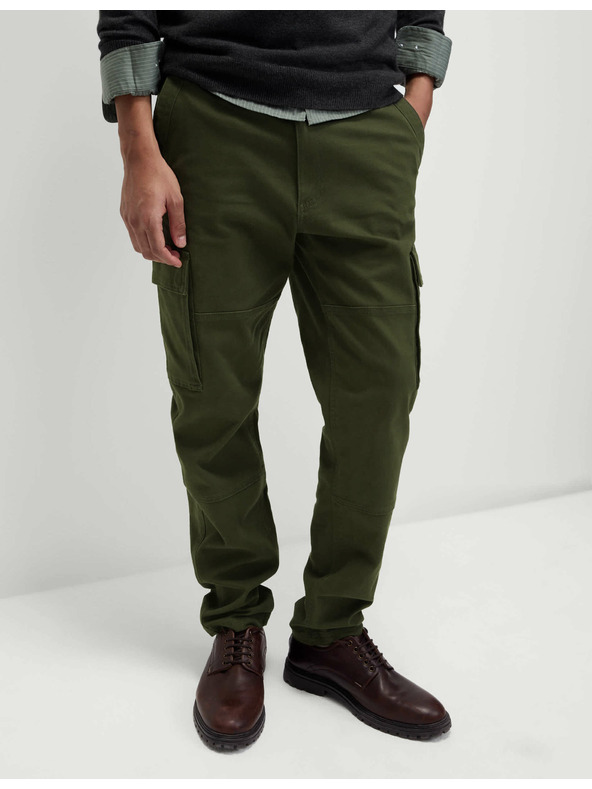 Marks & Spencer Hlače s džepovima rastezljivog, blago suženog kroja Marks & Spencer zelena