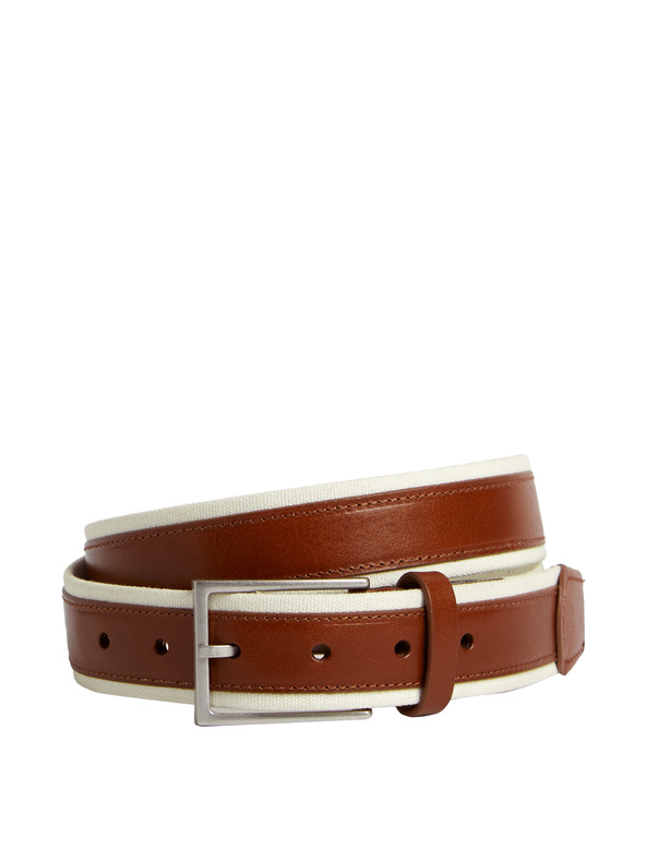 Marks & Spencer Platneni i kožni remen Marks & Spencer smeđa