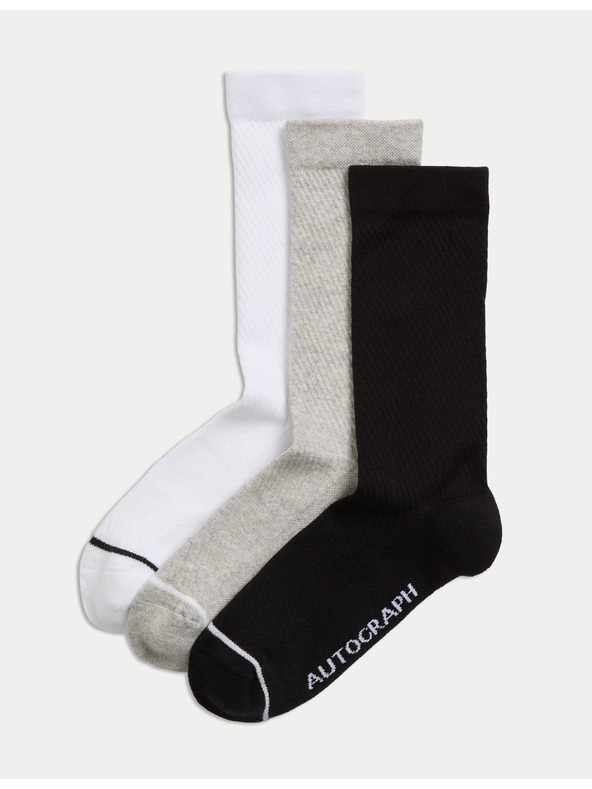 Marks & Spencer Sportske čarape od smjese Supima® pamuke, 3 kom Marks & Spencer višebojna