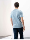 Marks & Spencer Majica od premium pamuka, uski kroj Marks & Spencer plava
