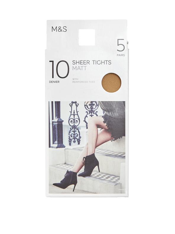 Marks & Spencer Čarape 10 DAYS, 5 pari u pakiranju Marks & Spencer bež