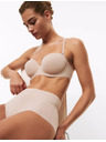 Marks & Spencer Boxer gaćice bez vidljivih rubova s visokim strukom, 3 kom u pakiranju Marks & Spencer bež
