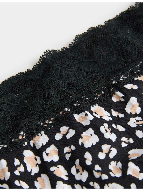 Marks & Spencer Gaćice visokog struka s printom i visokim udjelom pamuka, 5 kom Marks & Spencer bijele