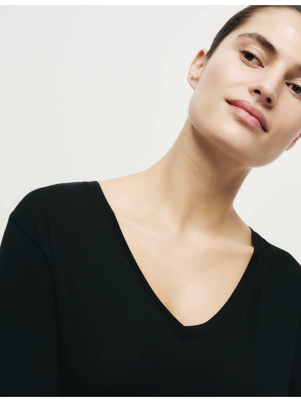 Marks & Spencer Spavaćica s čipkom Marks & Spencer crna