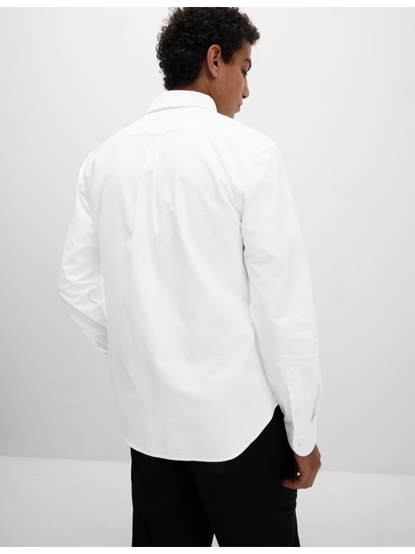 Marks & Spencer Oxford košulja uskog kroja, od čiste pamučne tkanine Marks & Spencer bijela