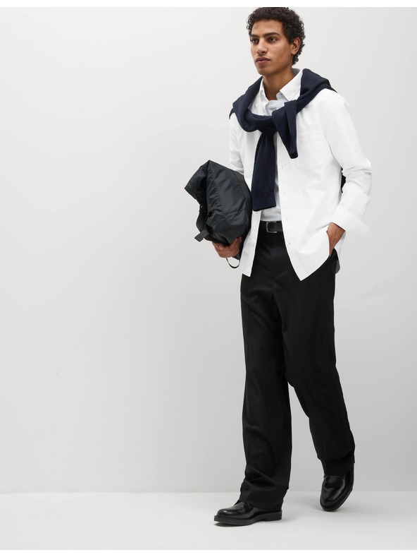 Marks & Spencer Oxford košulja uskog kroja, od čiste pamučne tkanine Marks & Spencer bijela