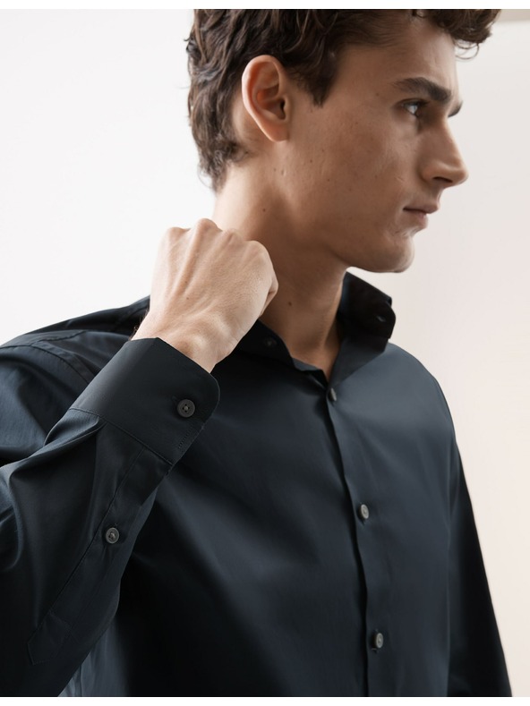 Marks & Spencer Uska košulja Marks & Spencer mornarsko plava