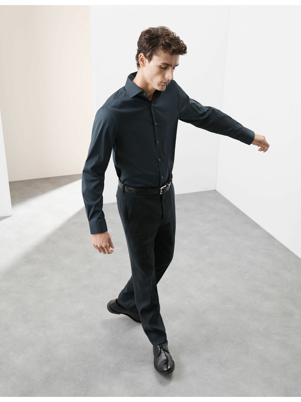 Marks & Spencer Uska košulja Marks & Spencer mornarsko plava