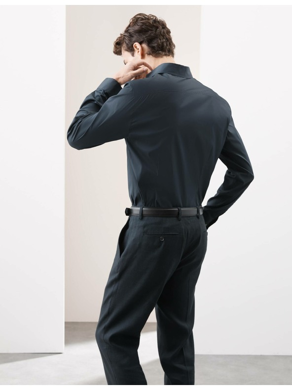 Marks & Spencer Uska košulja Marks & Spencer mornarsko plava