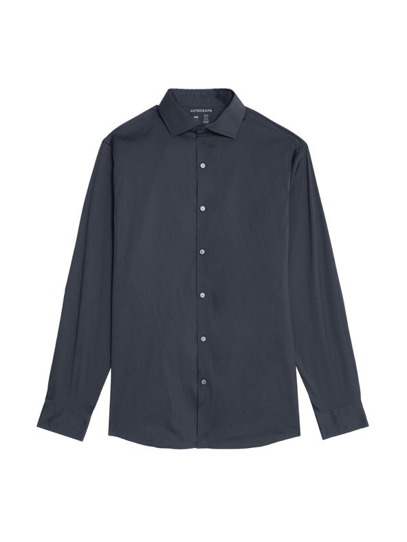 Marks & Spencer Uska košulja Marks & Spencer mornarsko plava