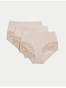 Marks & Spencer Gaćice do struka Body Soft™, set od 3 kom Marks & Spencer bež