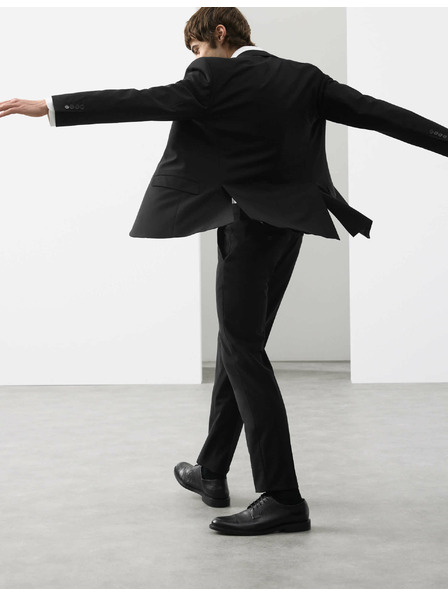 Marks & Spencer Marks & Spencer hlače od mješavine vune blago suženog kroja