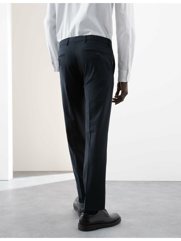 Marks & Spencer Marks & Spencer hlače od mješavine vune blago suženog kroja