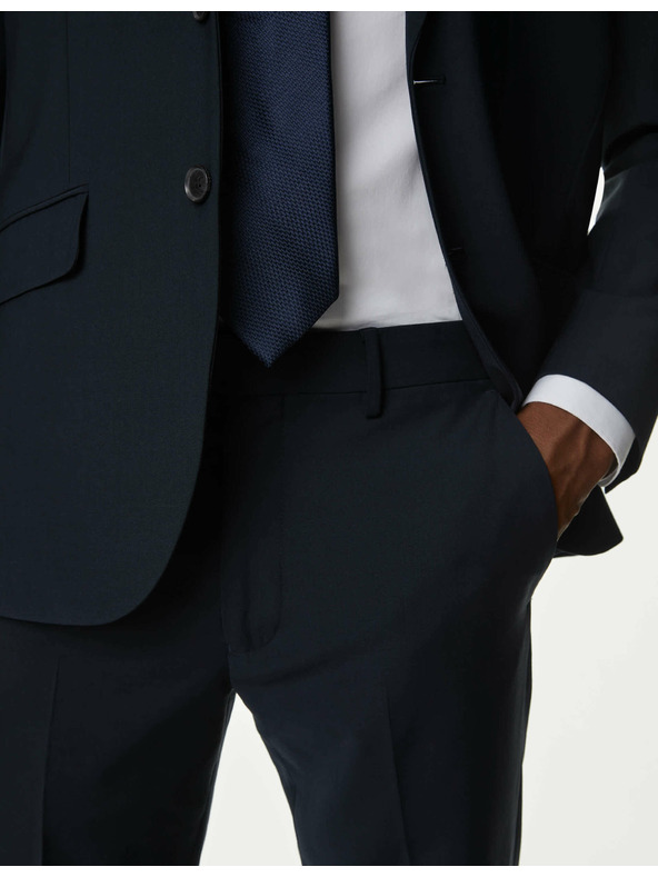 Marks & Spencer Marks & Spencer hlače od mješavine vune blago suženog kroja