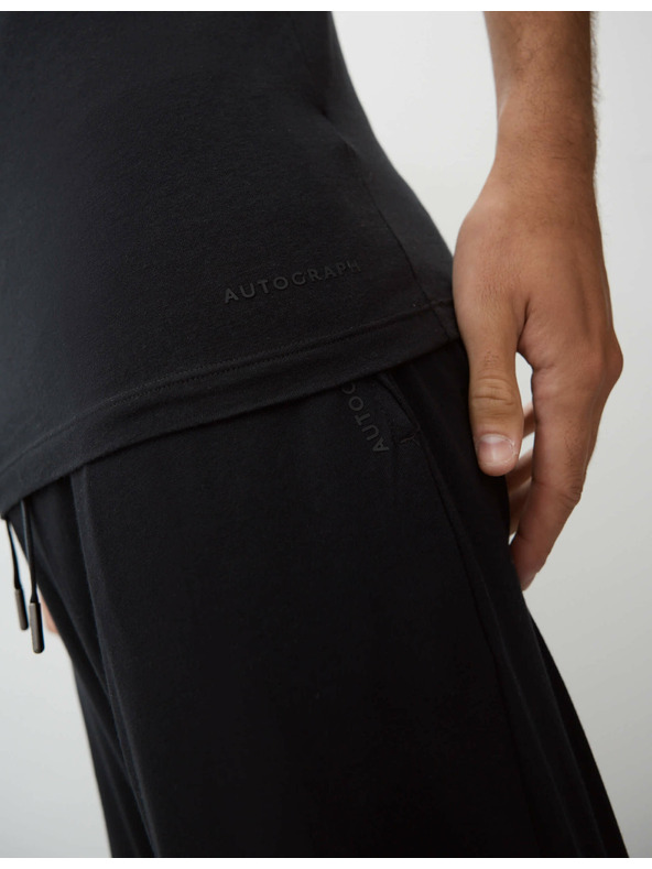 Marks & Spencer Marks & Spencer crna Supima® pamučna majica bez rukava i modalna majica bez rukava