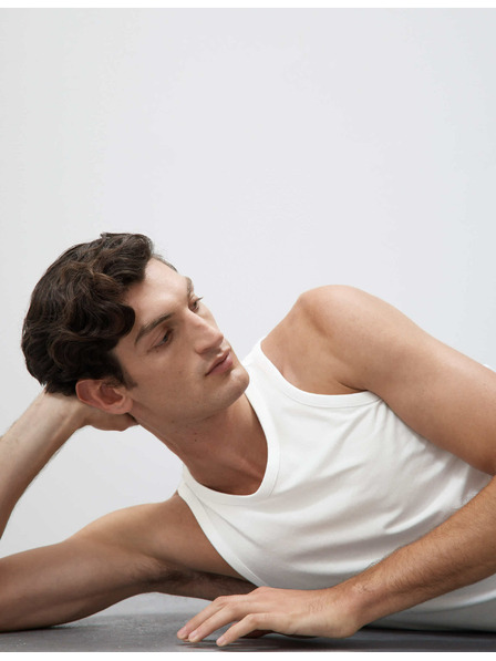 Marks & Spencer Marks & Spencer bijeli Supima® pamuk i modalna majica bez rukava