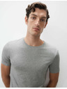 Marks & Spencer Top majica od mješavine pamuka Marks & Spencer Grey Supima®