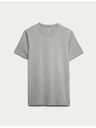 Marks & Spencer Top majica od mješavine pamuka Marks & Spencer Grey Supima®