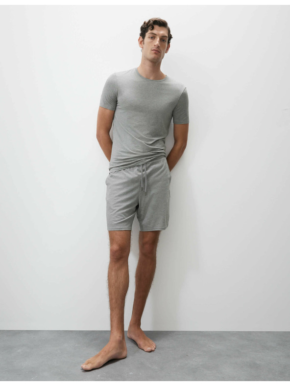 Marks & Spencer Top majica od mješavine pamuka Marks & Spencer Grey Supima®