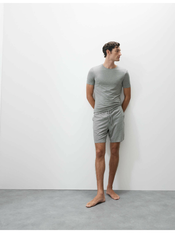 Marks & Spencer Top majica od mješavine pamuka Marks & Spencer Grey Supima®