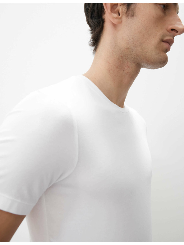 Marks & Spencer Marks & Spencer White Supima® majica bez rukava od mješavine pamuka