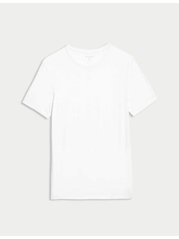 Marks & Spencer Marks & Spencer White Supima® majica bez rukava od mješavine pamuka