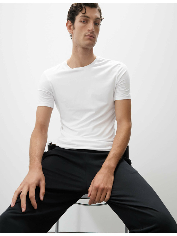 Marks & Spencer Marks & Spencer White Supima® majica bez rukava od mješavine pamuka