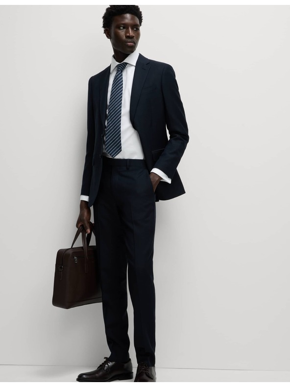 Marks & Spencer Marks & Spencer bijela košulja od kepera blago pripijenog kroja od luksuznog pamuka s duplim manšetama