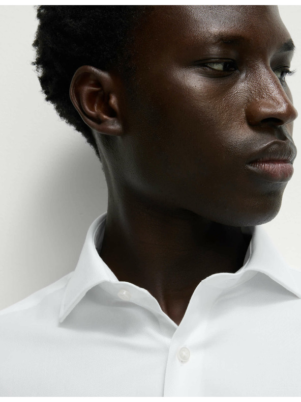 Marks & Spencer Marks & Spencer bijela košulja od kepera blago pripijenog kroja od luksuznog pamuka s duplim manšetama