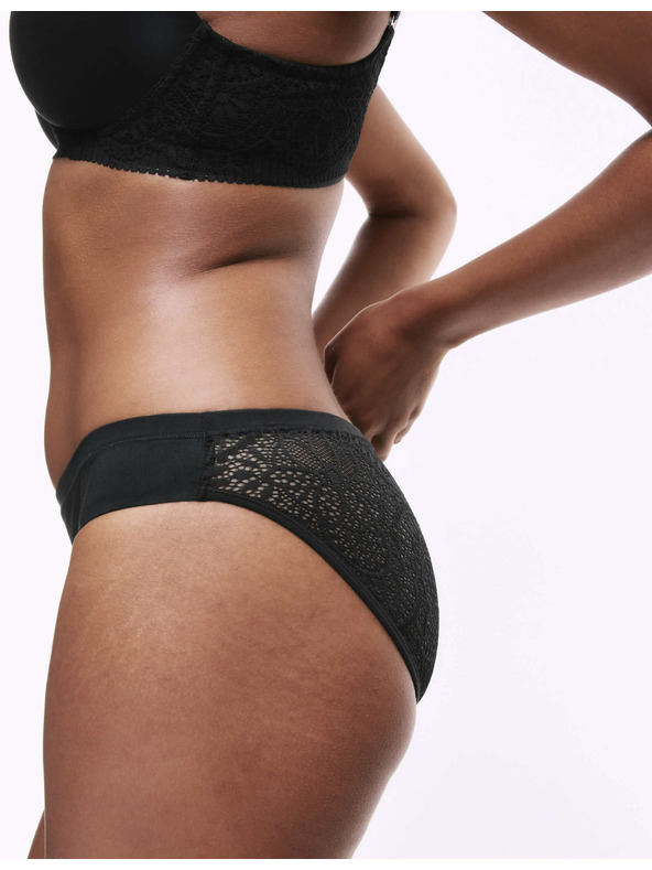 Marks & Spencer Set od tri ženske crne gaćice s čipkom Marks & Spencer