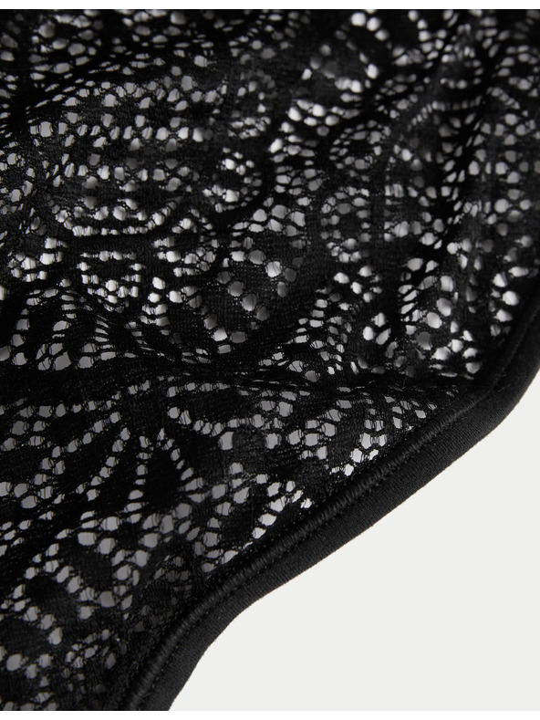 Marks & Spencer Set od tri ženske crne gaćice s čipkom Marks & Spencer