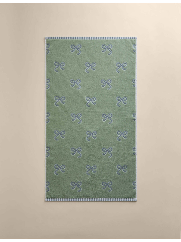 Marks & Spencer Ručnik od čiste pamučne tkanine s mašnom Marks & Spencer zelena